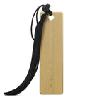 The "Page Turner" Brass Bookmark