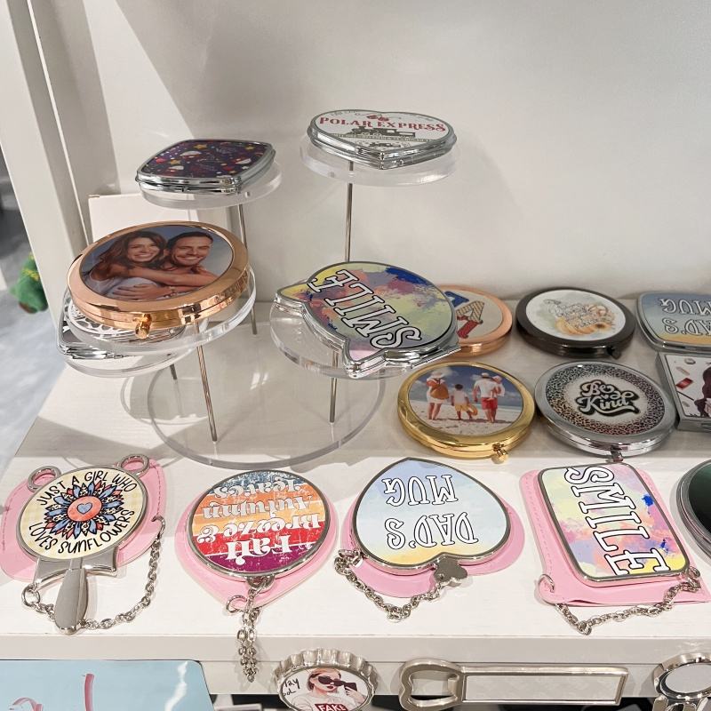 The "Nan's Compact" Engraved Mirror