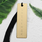 The "Page Turner" Brass Bookmark