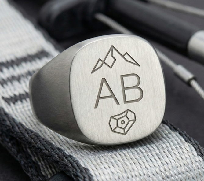 The "Summit Monogram" Signet Ring