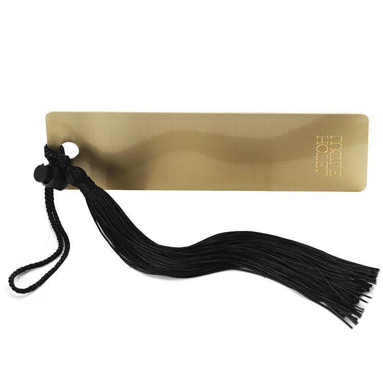 The "Page Turner" Brass Bookmark
