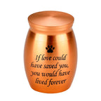 The "Forever Paws" Personalised Pet Memorial Urn