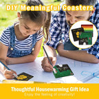 The "Homestead" Personalised Coaster Set