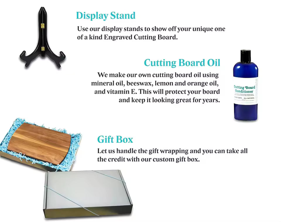 The "Nan's Recipe" Cutting Board