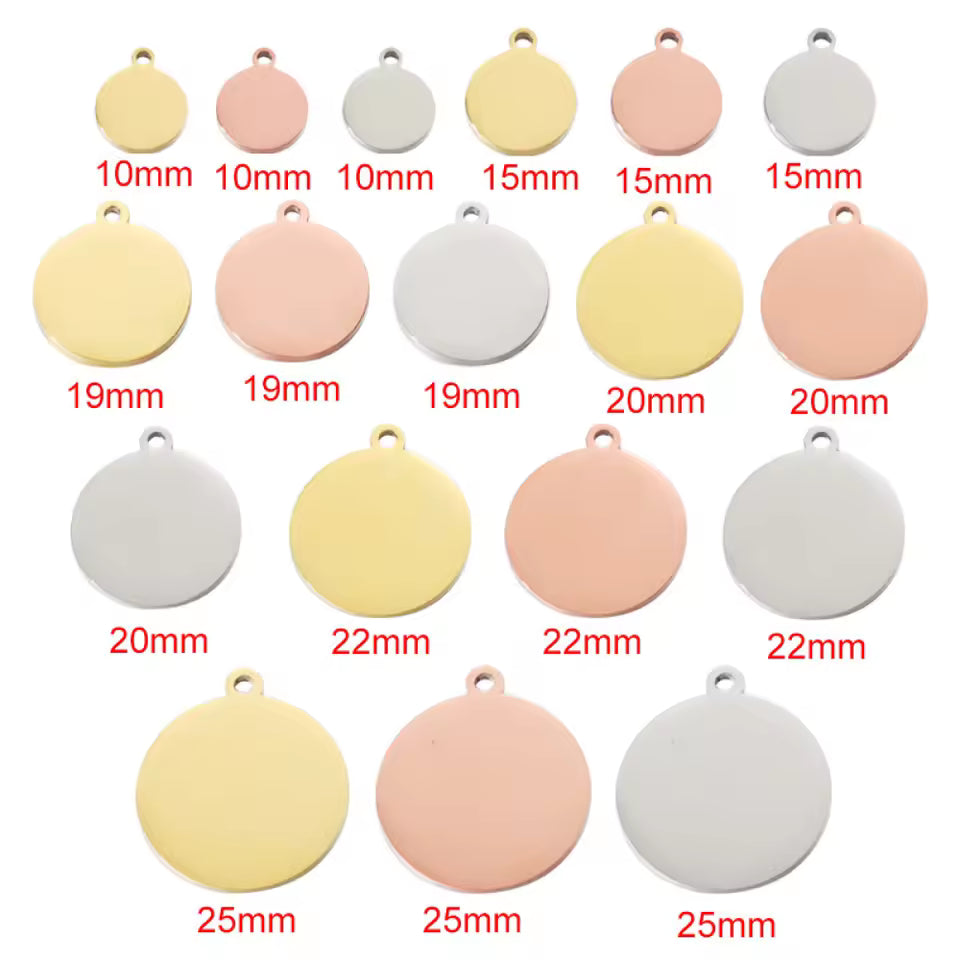 The "Full Circle" Personalised Disc Pendant Secondary image