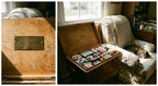 The "Stitch in Time" Personalised Craft Box Plaque - lifestyle shot