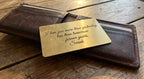 The "Wallet Whisper" Personalised Wallet Card - product shot