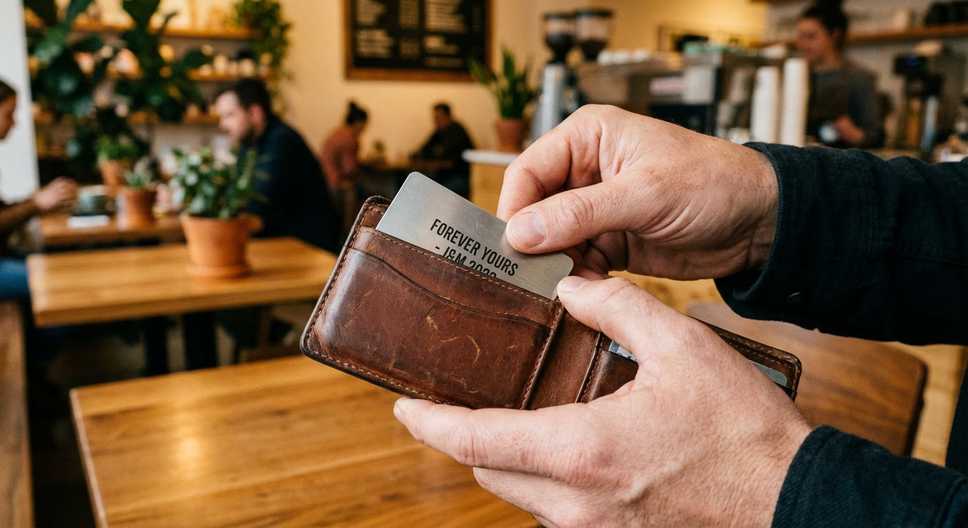 The "Wallet Whisper" Personalised Wallet Card Secondary image